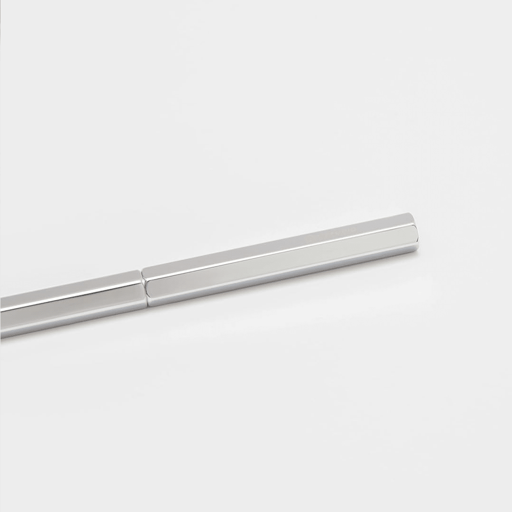 Ystudio Ballpoint Pen – Classic Revolve in Spring Shiny Silver - Satyam Collection
