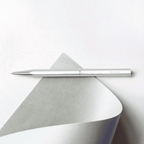 Ystudio Ballpoint Pen – Classic Revolve in Spring Shiny Silver - Satyam Collection