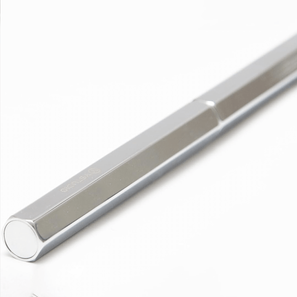 Ystudio Ballpoint Pen – Classic Revolve in Spring Shiny Silver - Satyam Collection