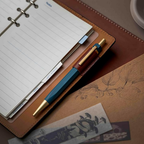 Ystudio Ballpoint Pen - Glamour Evolve, Ocean Sustainable in Sea Indigo