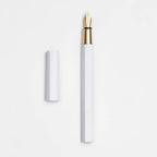 Ystudio Resin Series – Fountain Pen in White Colour | Medium Nib - Satyam Collection