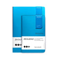 Zequenz A5 & A6- Ocean Blue Notebook Set Ruled Acid Free Paper 200 Pages Each 80GSM 360 Degree Flexibility 100% Handmade Fountain Pen Friendly Color Series Pack of 2 Notebooks - Satyam Collection