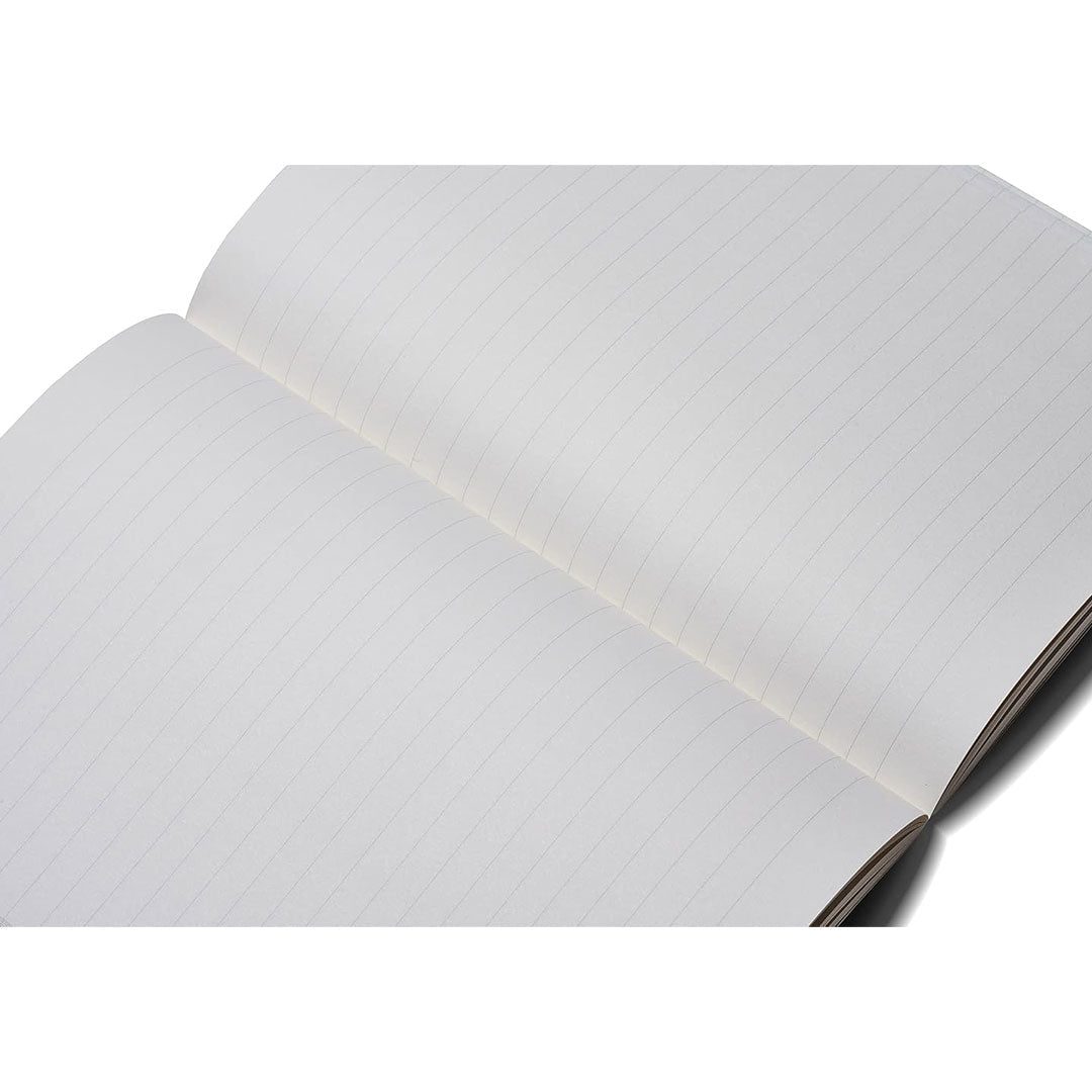 Zequenz A5 & A6- Ocean Blue Notebook Set Ruled Acid Free Paper 200 Pages Each 80GSM 360 Degree Flexibility 100% Handmade Fountain Pen Friendly Color Series Pack of 2 Notebooks - Satyam Collection