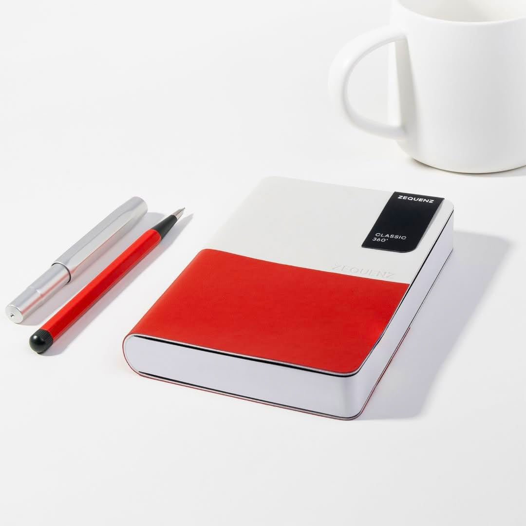 Zequenz A5 Ruled Notebook – Alpine Sunset | 200 Sheets, 70 GSM | Soft Cover, 360° Flexible Binding |Handmade| Ideal for Journaling & Note-Taking|Basic+ Series - Satyam Collection