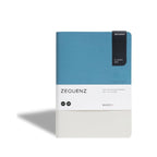 Zequenz A5 Ruled Notebook – ARCTIC SKY | 200 Sheets, 70 GSM | Soft Cover, 360Â° Flexible Binding |Handmade| Ideal for Journaling & Note-Taking|Basic+ Series