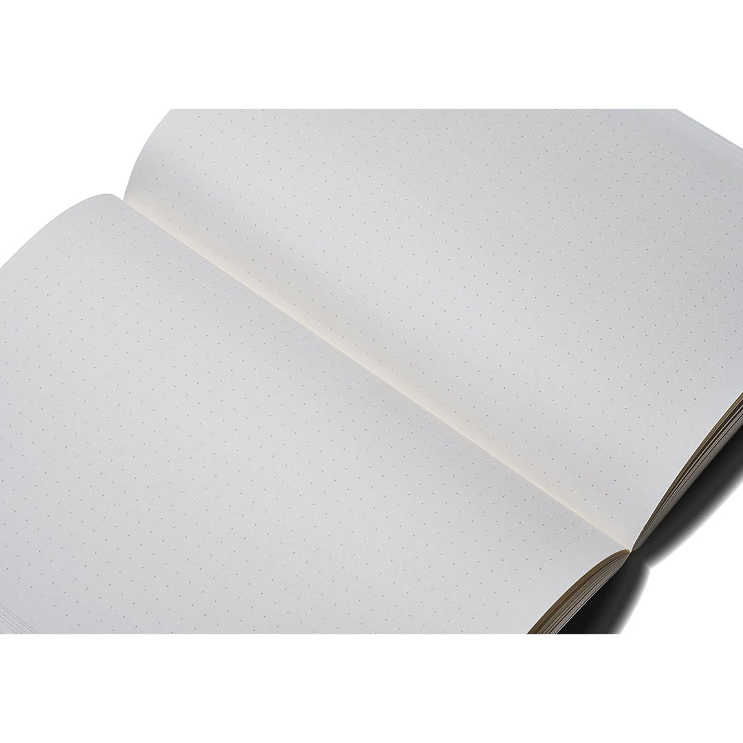 Zequenz A5 Size Lavender Purple Slim Notebook Dotted Acid Free Paper 200 Pages 80GSM 360 Degree Flexibility 100% Handmade Fountain Pen Friendly Color Series Bookmark Included - Satyam Collection