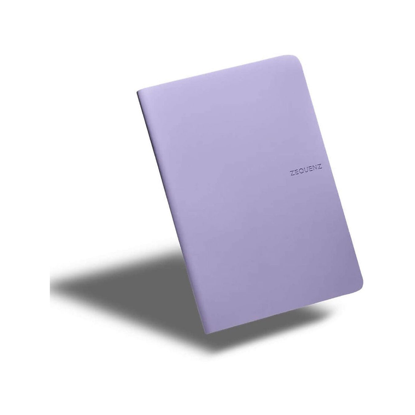 Zequenz A5 Size Lavender Purple Slim Notebook Dotted Acid Free Paper 200 Pages 80GSM 360 Degree Flexibility 100% Handmade Fountain Pen Friendly Color Series Bookmark Included - Satyam Collection