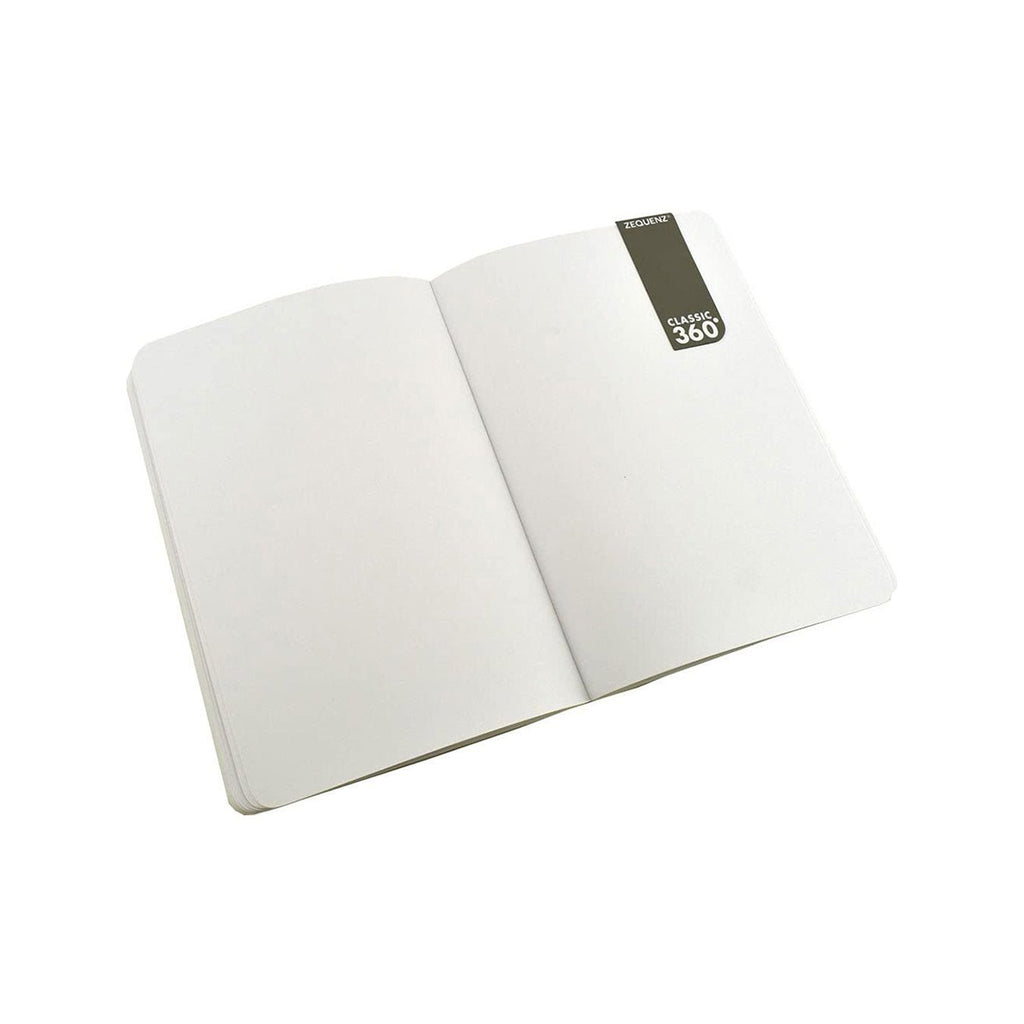 Zequenz A5 Size Red Notebook Journal Blank Acid Free Paper 280 Pages 100GSM 360 Degree Flexibility 100% Handmade PU and White paper Classic Signature Series Bookmark Included - Satyam Collection