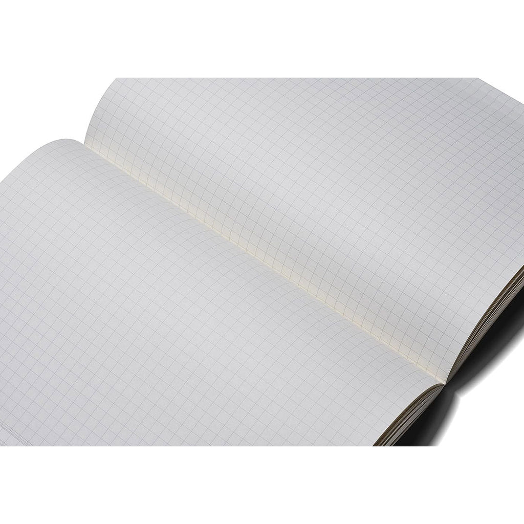 Zequenz A5 Size Terra Brown Slim Notebook Squared Acid Free Paper 200 Pages 80GSM 360 Degree Flexibility 100% Handmade Fountain Pen Friendly Color Series Bookmark Included - Satyam Collection