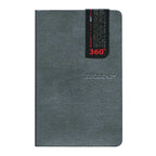 Zequenz A6 Notebook – Dark Grey | Squared | 128 Sheets, 70 GSM | Soft Cover Journal | Galaxy Series