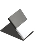 Zequenz A6 Size Grey White Notebook Squared & Blank Acid Free Paper 200 Pages each Ruling 400 Pages 70GSM 360 Degree Flexibility 100% Handmade PU and White paper Basic Plus Series - Satyam Collection