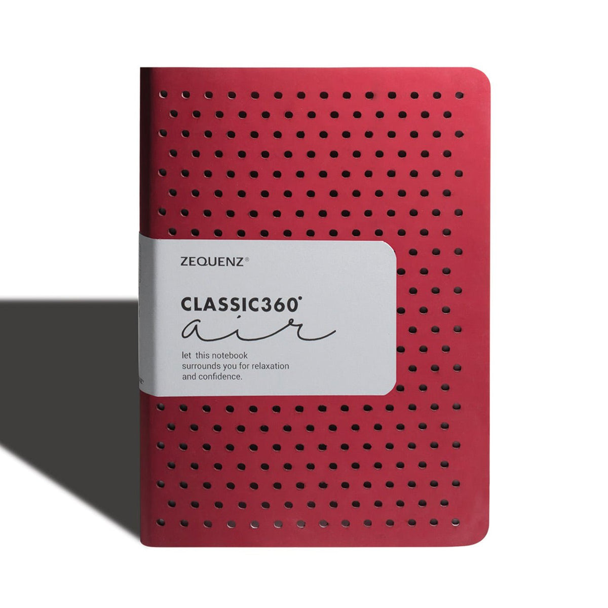 Zequenz Air A6 Dotted Notebook - Red - Satyam Collection