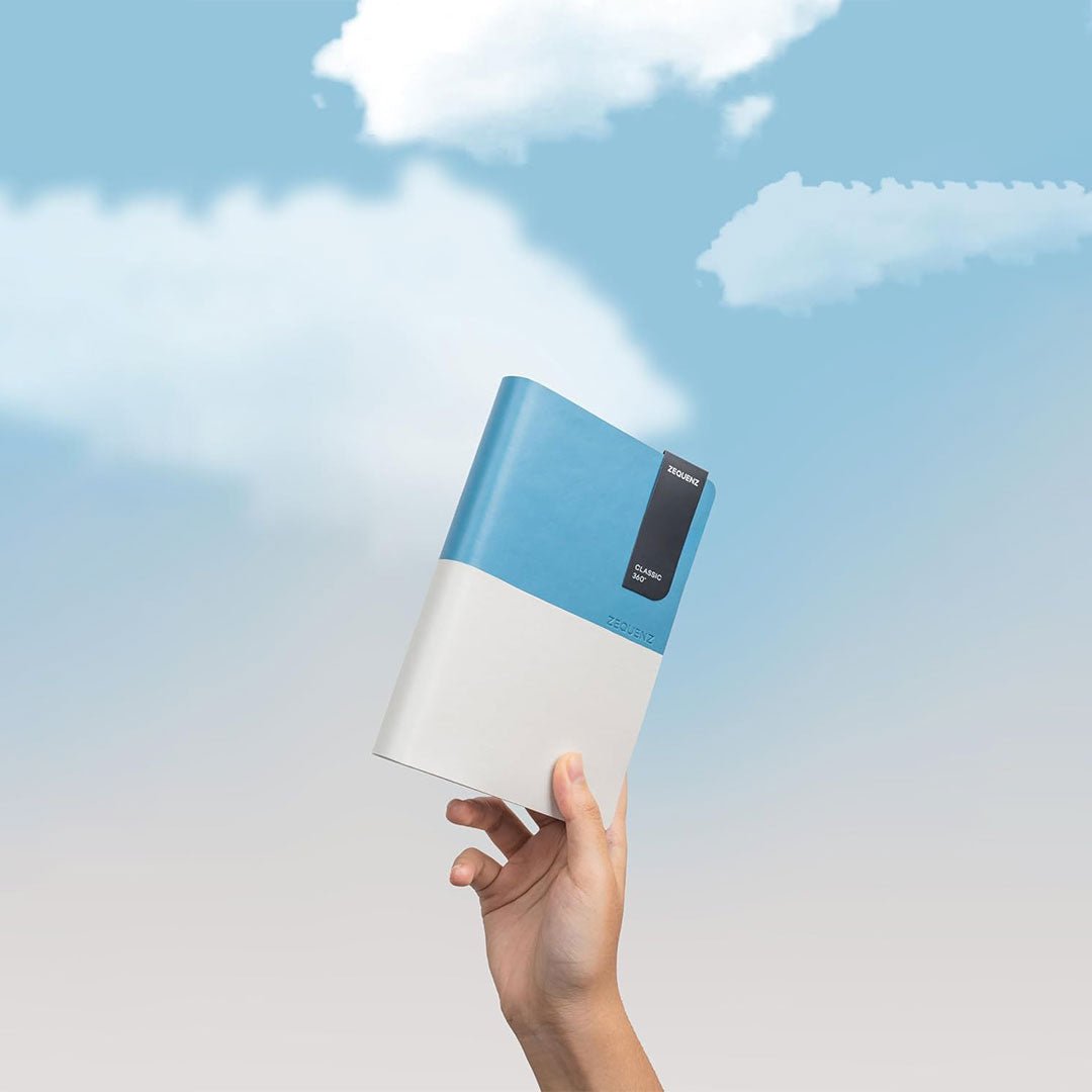 Zequenz Basic+ A6 Blank Notebook – Arctic Sky - Satyam Collection
