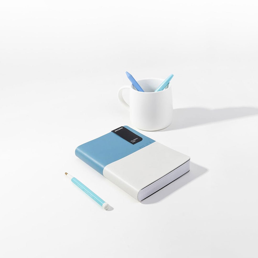 Zequenz Basic+ A6 Blank Notebook – Arctic Sky - Satyam Collection