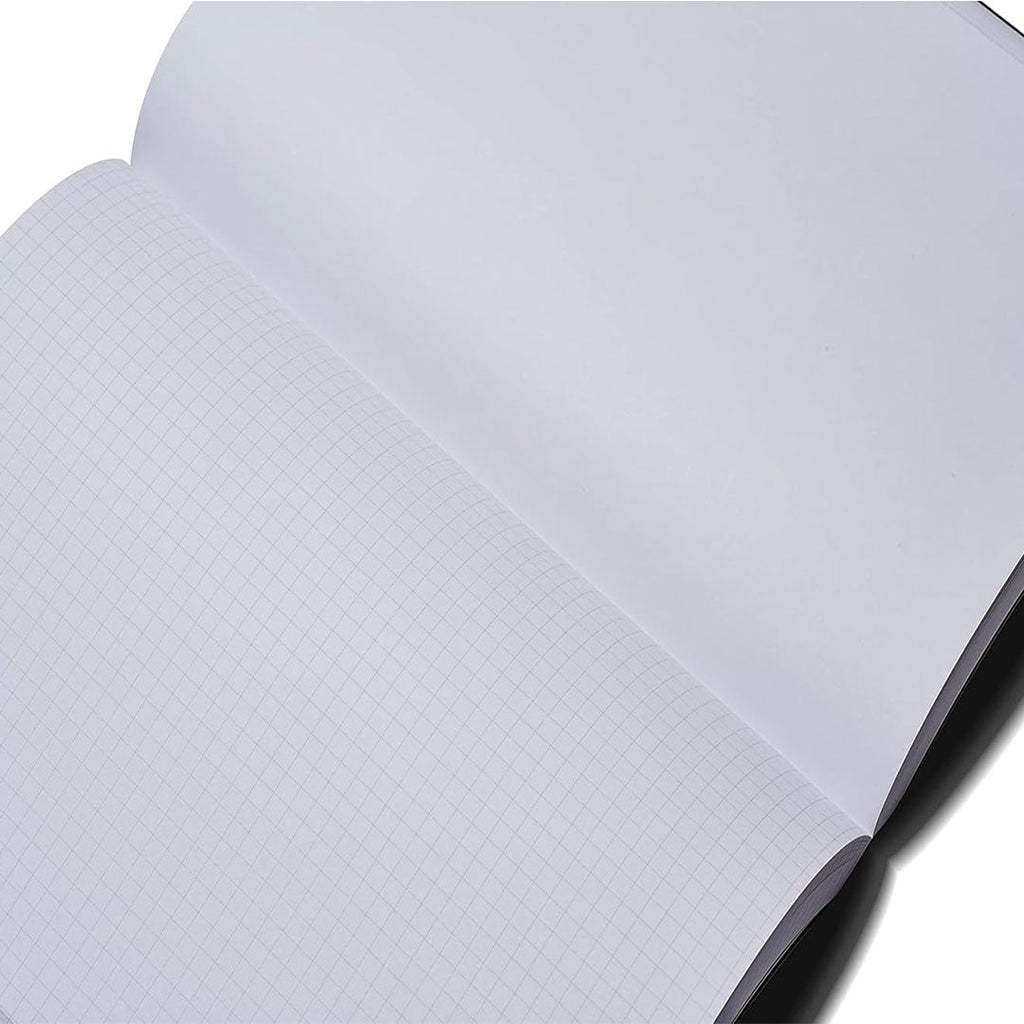Zequenz Basic+ A6 Squared and Blank Notebook – Silver Grey - Satyam Collection