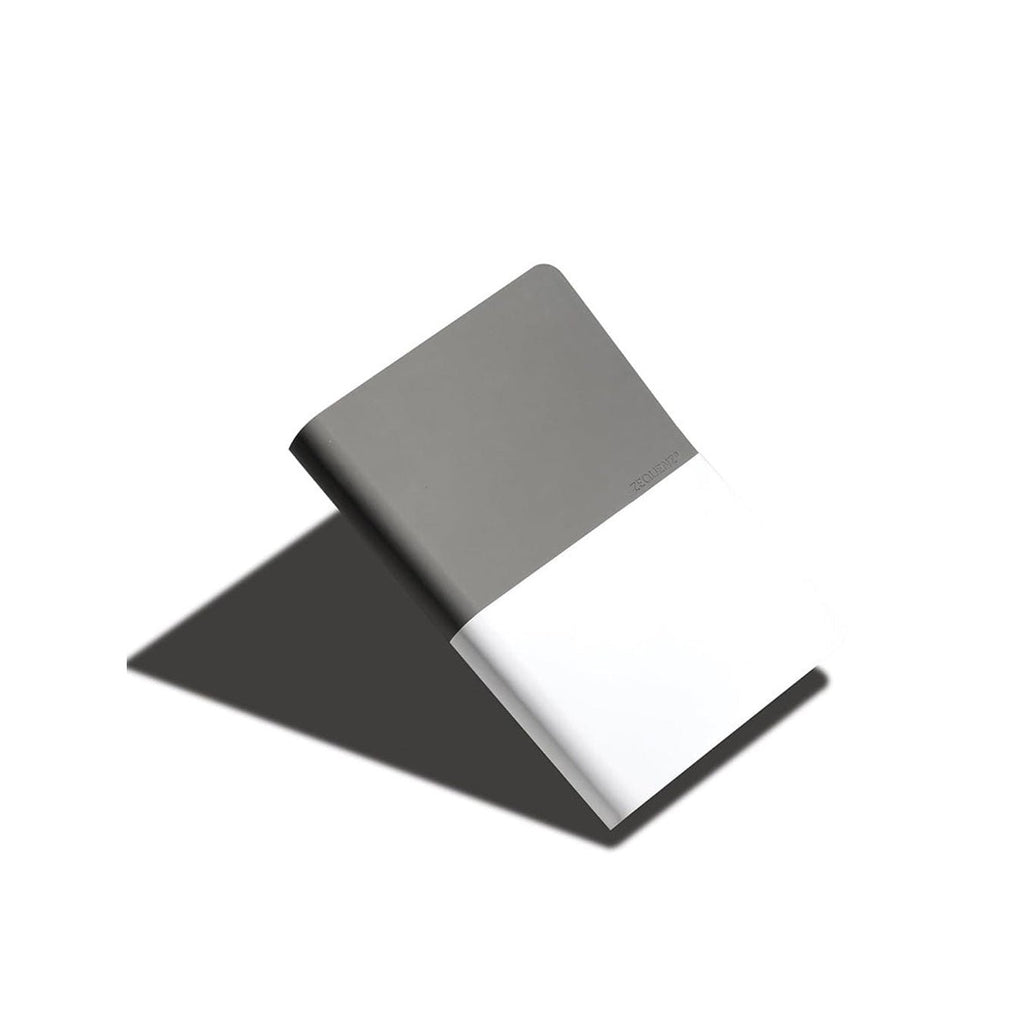 Zequenz Basic+ A6 Squared and Blank Notebook – Silver Grey - Satyam Collection