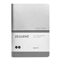 Zequenz Basic+ A6 Squared and Blank Notebook – White Silver