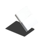 Zequenz Basic+ A6 Squared and Blank Notebook – White Silver