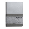 Zequenz Basic+ A5 Squared and Blank Notebook – Silver-Grey