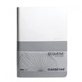Zequenz Basic+ A5 Ruled and Blank Notebook – Silver-White