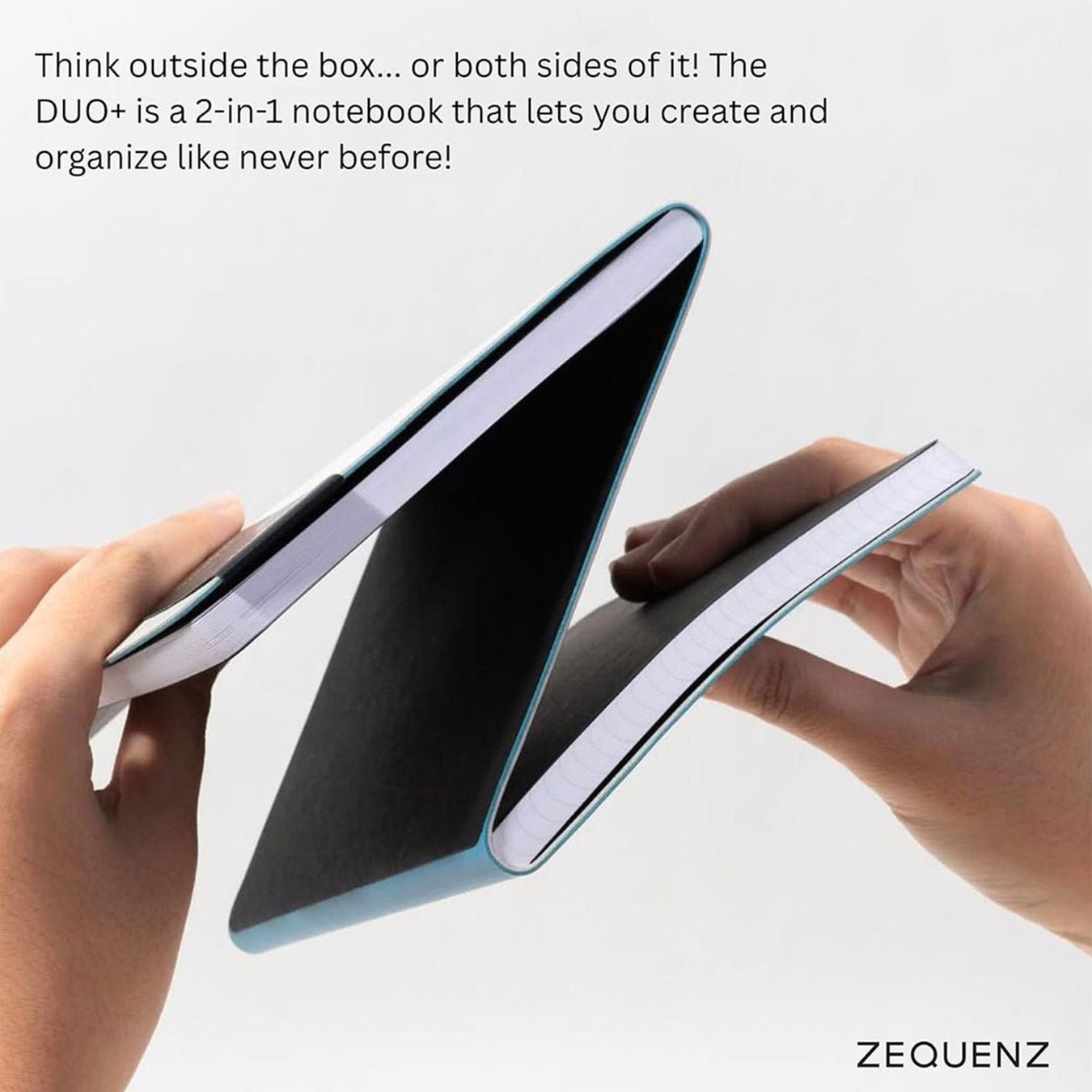 Zequenz DUO+ A6 Ruled and Blank Notebook – Arctic Sky - Satyam Collection