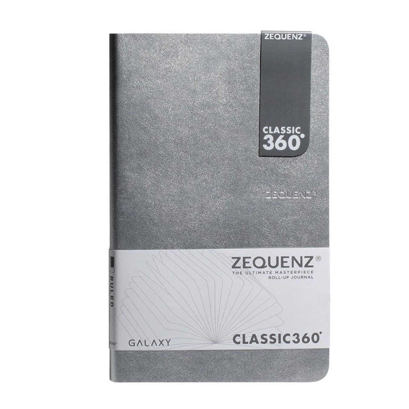 Zequenz Galaxy Series A5 Squared Notebook – Silver - Satyam Collection