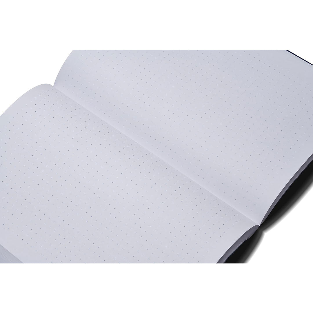 Zequenz Notebook Gift Set A5 and A6 | Air Series | Blue | Dotted | 400 and 256 Pages | 70GSM | 360 Degree Flexibility | Handmade | Soft PU Cover | Pack of 2 - Satyam Collection