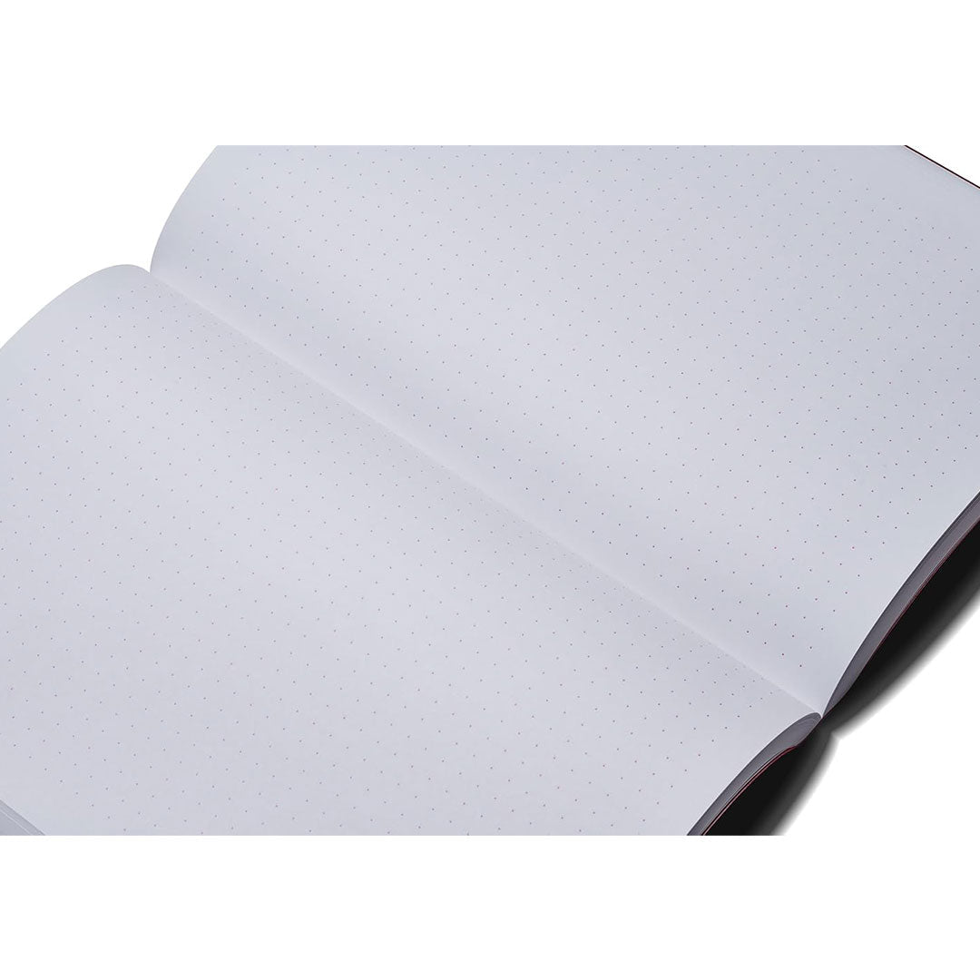 Zequenz Notebook Gift Set A5 and A6 | Air Series | Red | Dotted | 400 and 256 Pages | 70GSM | 360 Degree Flexibility | Handmade | Soft PU Cover | Pack of 2 - Satyam Collection