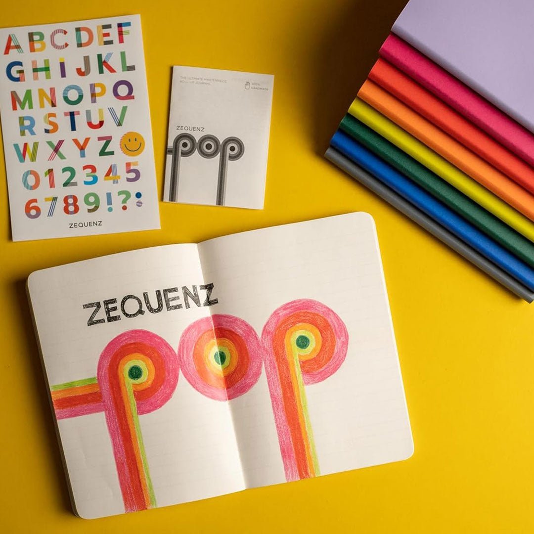 Zequenz Ruled Notebook Gift Set of 4 – Fountain Pen Friendly - Satyam Collection