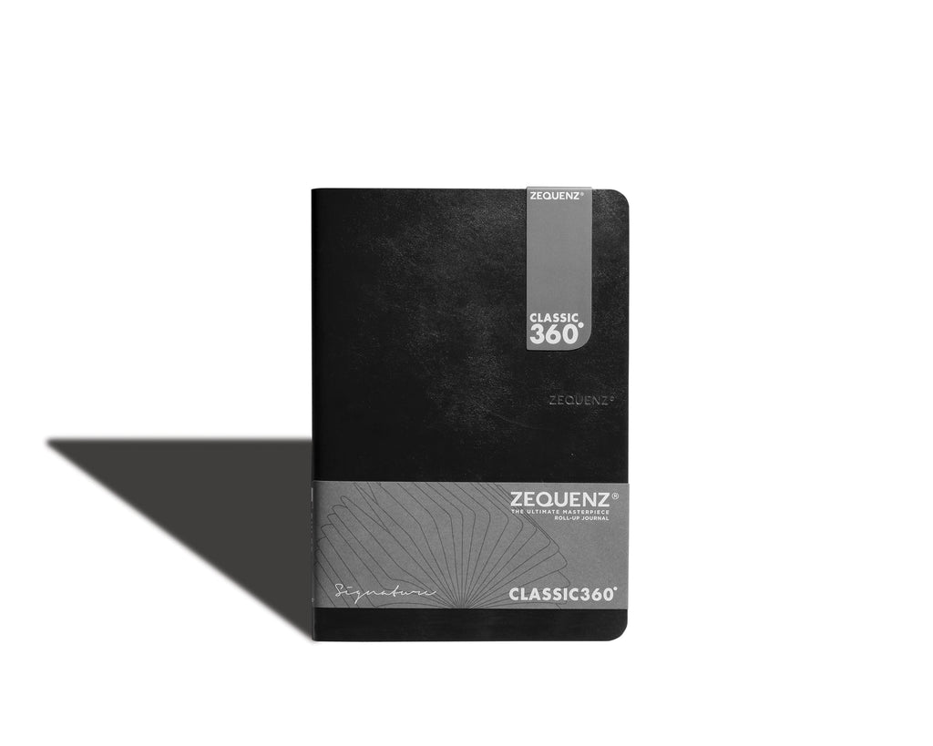 Zequenz | Signature Classic | A5 Black | Squared - Satyam Collection