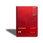 Zequenz Signature Classic A5 Ruled Notebook - Red - Satyam Collection