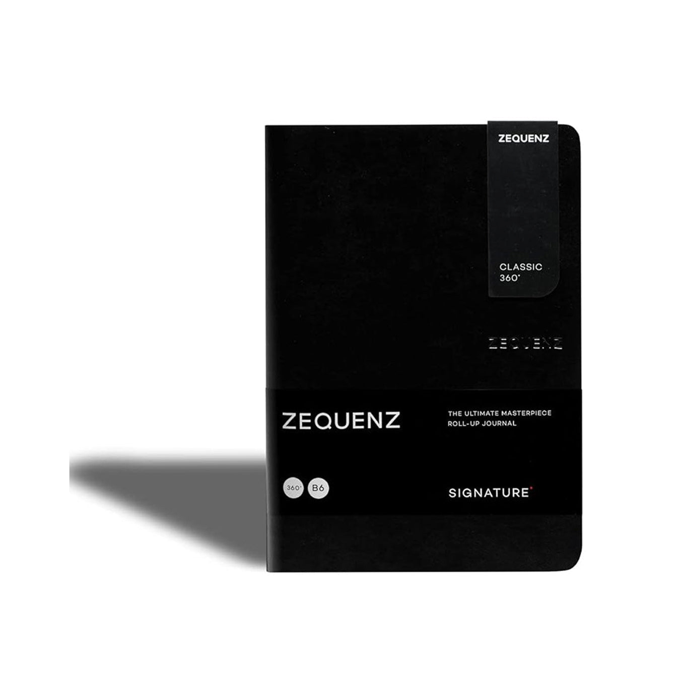 Zequenz Signature Classic B6 Ruled Notebook – Black - Satyam Collection