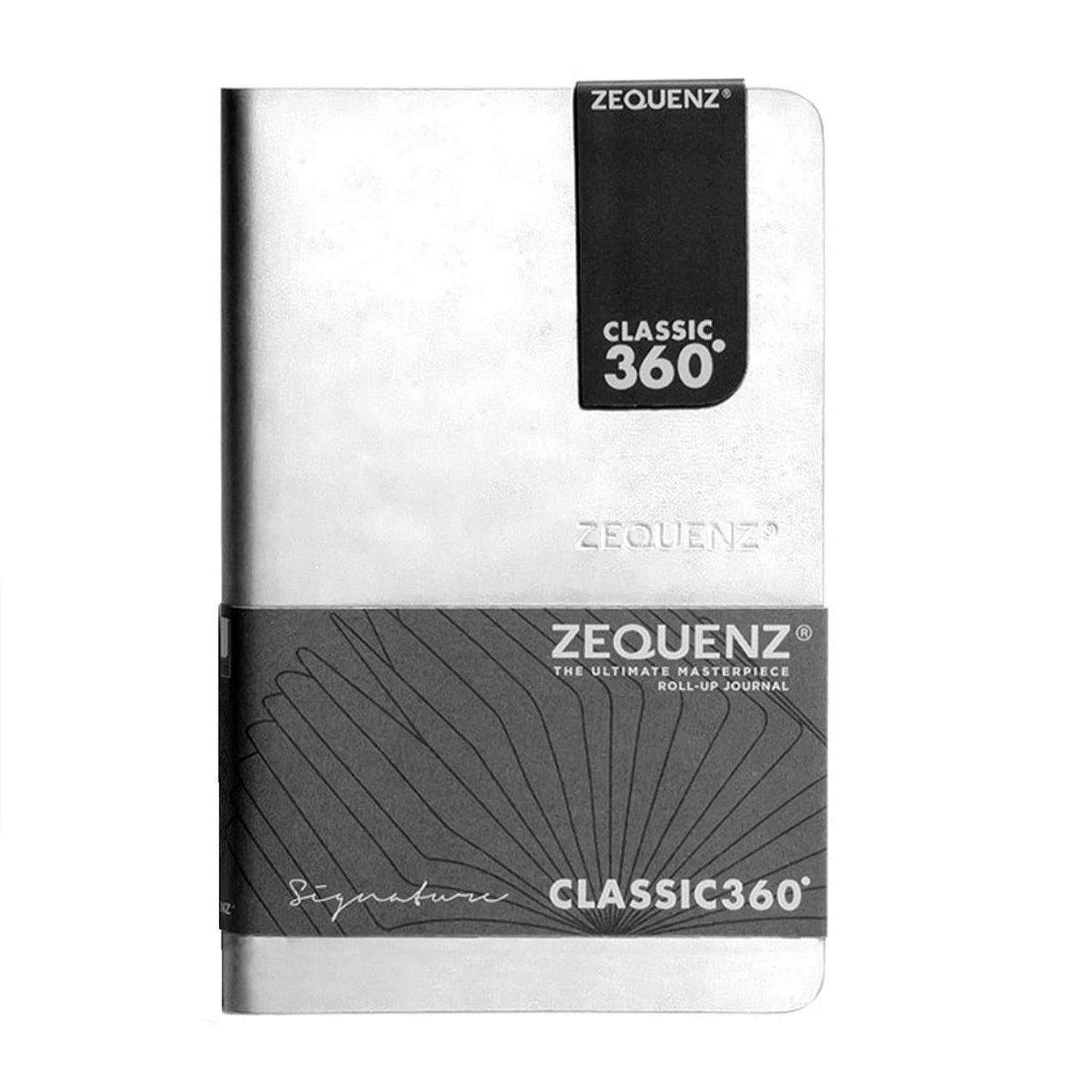Zequenz Signature Classic Series A6 Ruled Notebook - White - Satyam Collection