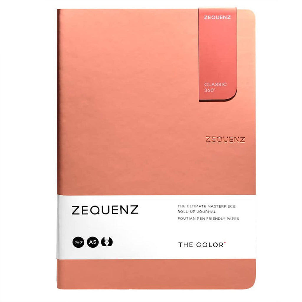 Zequenz The Color A5 Ruled Notebook - Peach