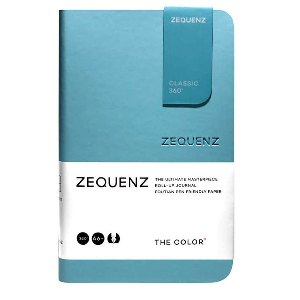 Zequenz The Color A5 Ruled Notebook â€“ Turquoise - Satyam Collection