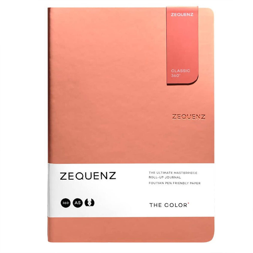 Zequenz The Color A5 Ruled Notebook - Peach - Satyam Collection