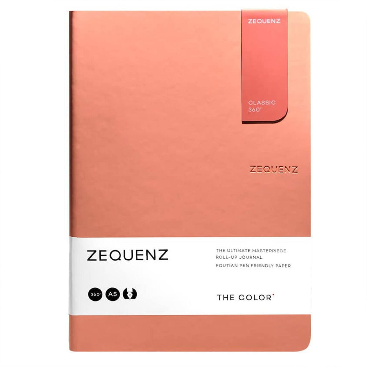 Zequenz The Color A5 Ruled Notebook - Peach - Satyam Collection
