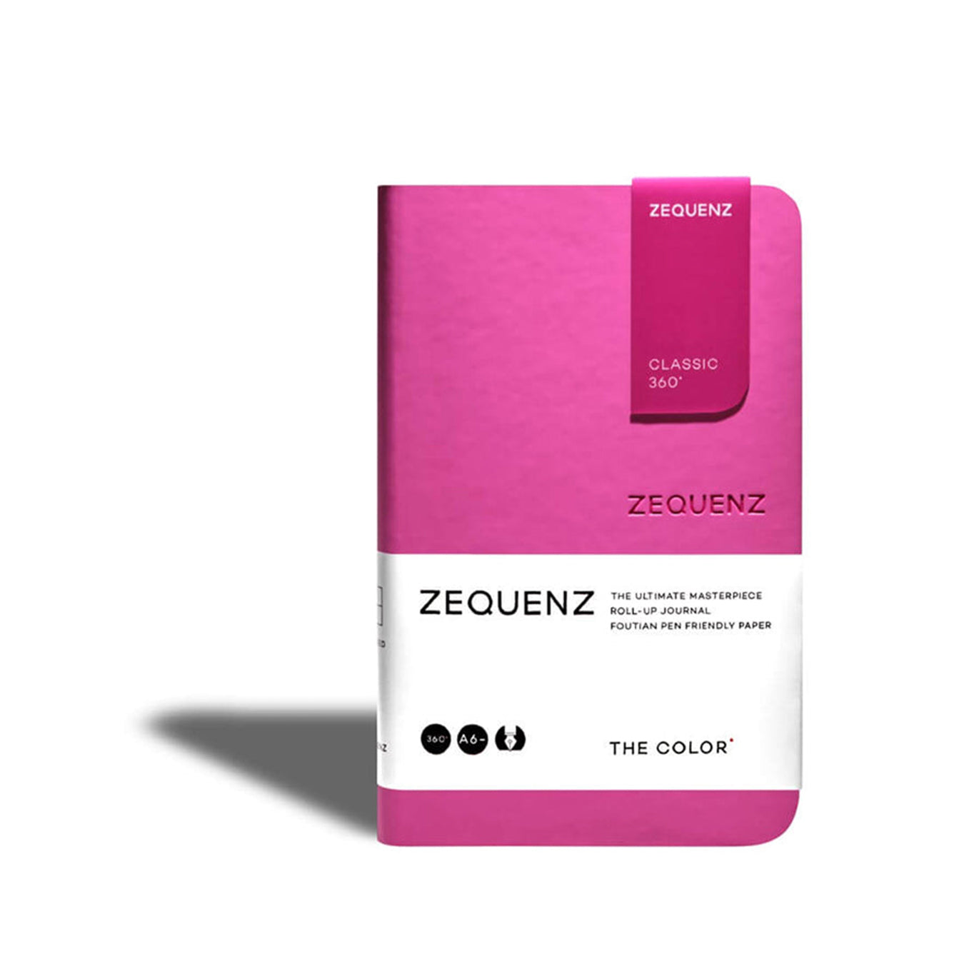 Zequenz The Color A6 Ruled Notebook - Magenta