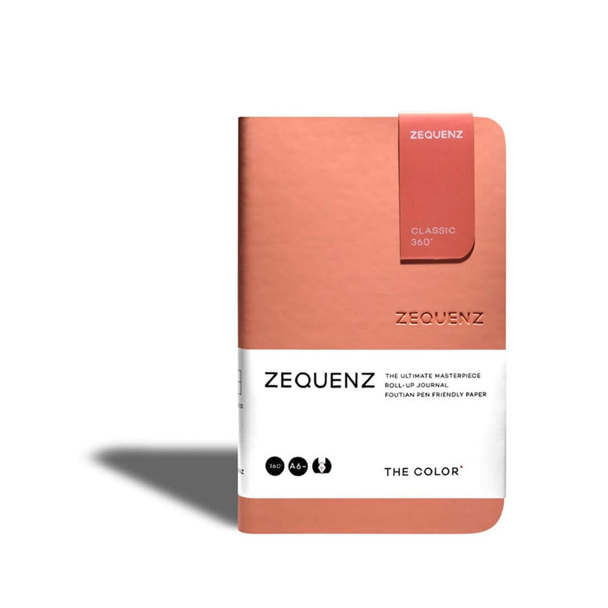 Zequenz The Color A6 Ruled Notebook - Peach - Satyam Collection