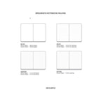 Zequenz The Color A6 Ruled Professional Notebook – Storm - Satyam Collection