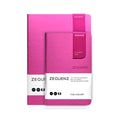 ZEQUENZ The Color Notebook Magenta A5 & A6 Size | RULED | 200 Pages | Soft Cover | 80gsm Cream Coloured Paper | Lay Flat Roll Up Journal for Writing Sketching Fountain Pen Friendly Paper - Satyam Collection
