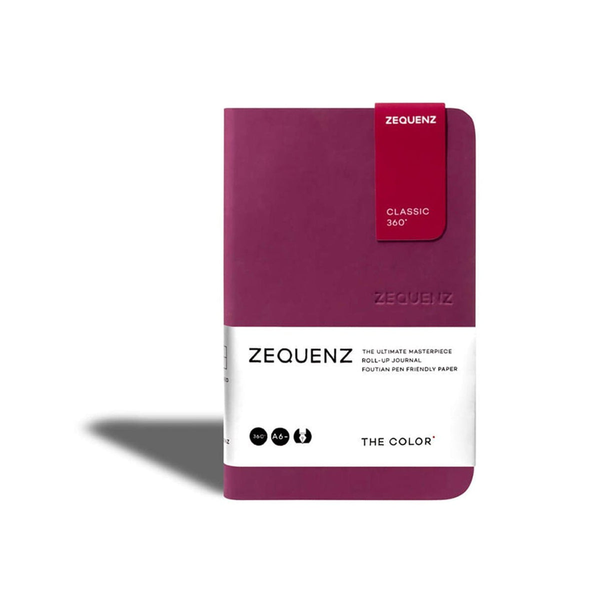 Zequenz The Color Series A6 Blank Notebook – Berry - Satyam Collection