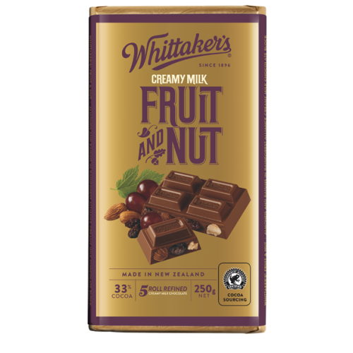 Whittakers Creamy Milk Fruit & Nut | 250 g