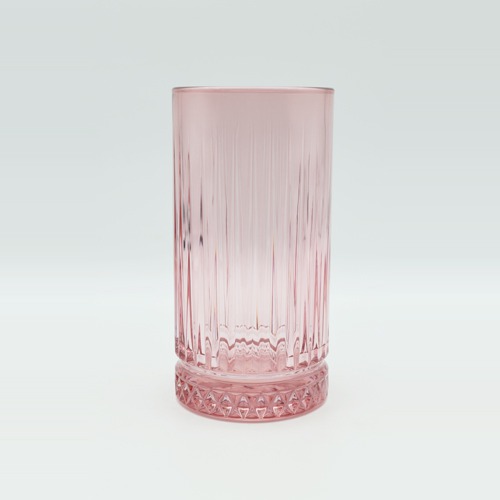 Pas Elysia Pink Long  |Dishwasher safe Glass| Lead-free crystal