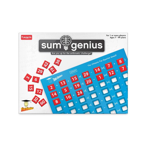 Funskool Games - Sum Genius, Educational Game for Children, Maths, The Ultimate Fun Equation Game
