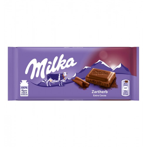 Milka Zartherb Fine Dark Chocolate Bar | 100g
