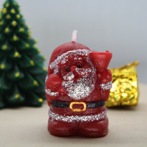 Santa Claus Candle | Different Shapes Candle for Home & Decoration, Birthday, Christmas