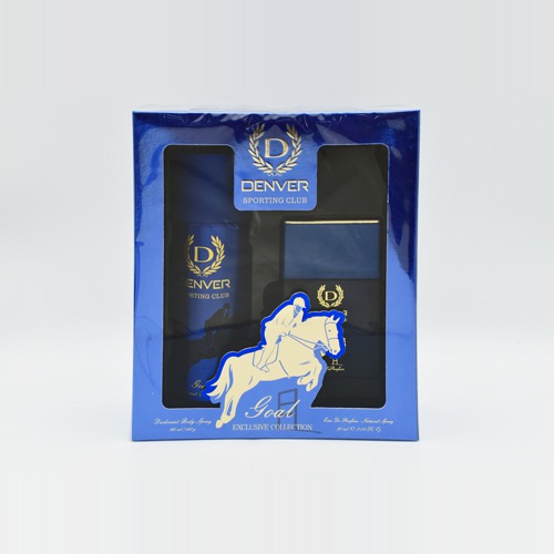 Denver Sporting Club Goal Gift Set Deodorant Spray - For Men (260 ml, Pack of 2)