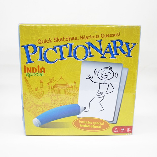 Mattel Pictionary India Special Board Game, Multicolor