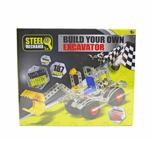 Build Your Own Excavator| Steel Machanix Games For Boys and Girls